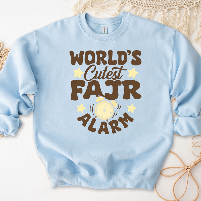 World's Cutest Fajr Alarm Sweatshirt