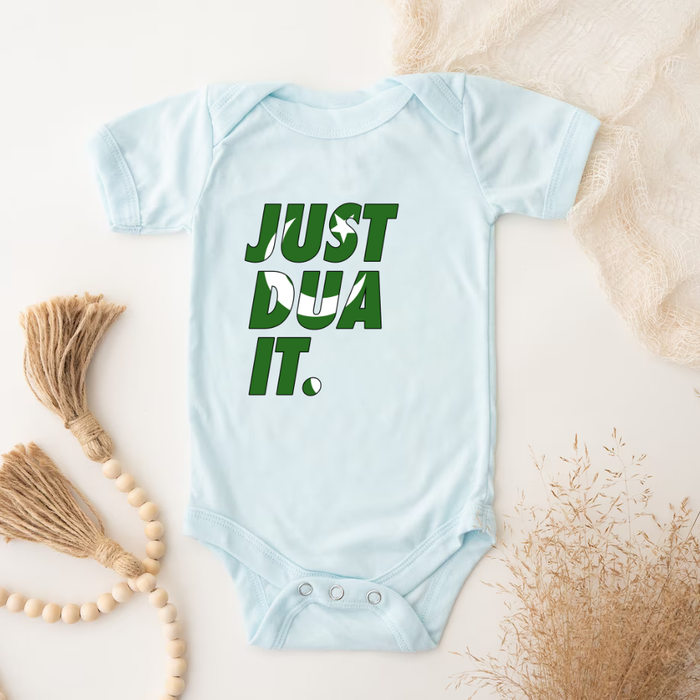 Just Dua It Pakistan Flag Onesie