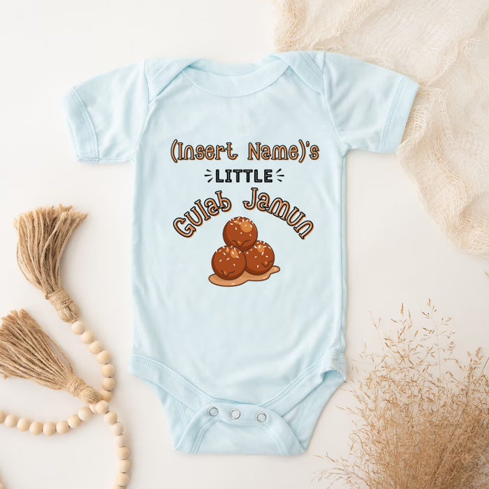 Personalized Little Gulab Jamun Onesie