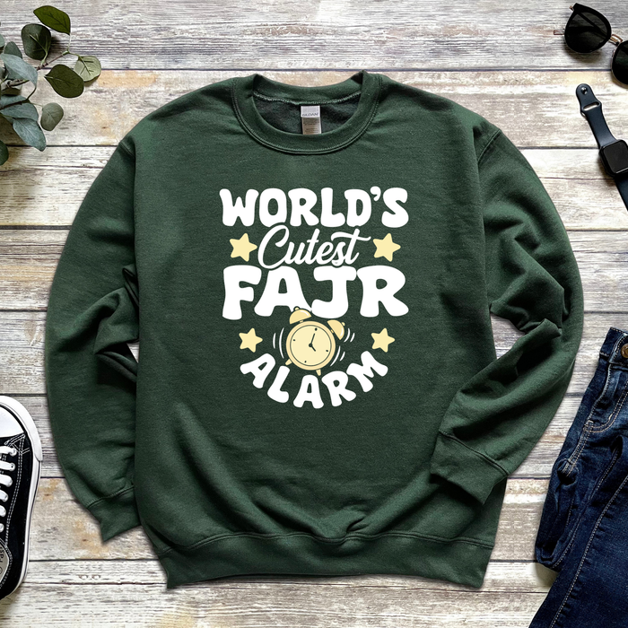 World's Cutest Fajr Alarm Sweatshirt