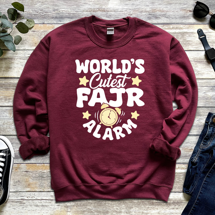 World's Cutest Fajr Alarm Sweatshirt