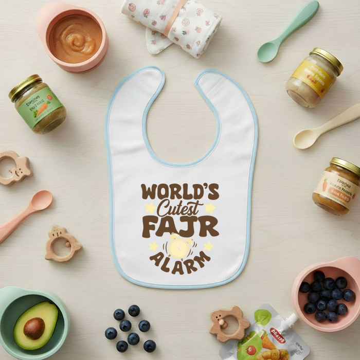 World's Cutest Fajr Alarm Terry Bib
