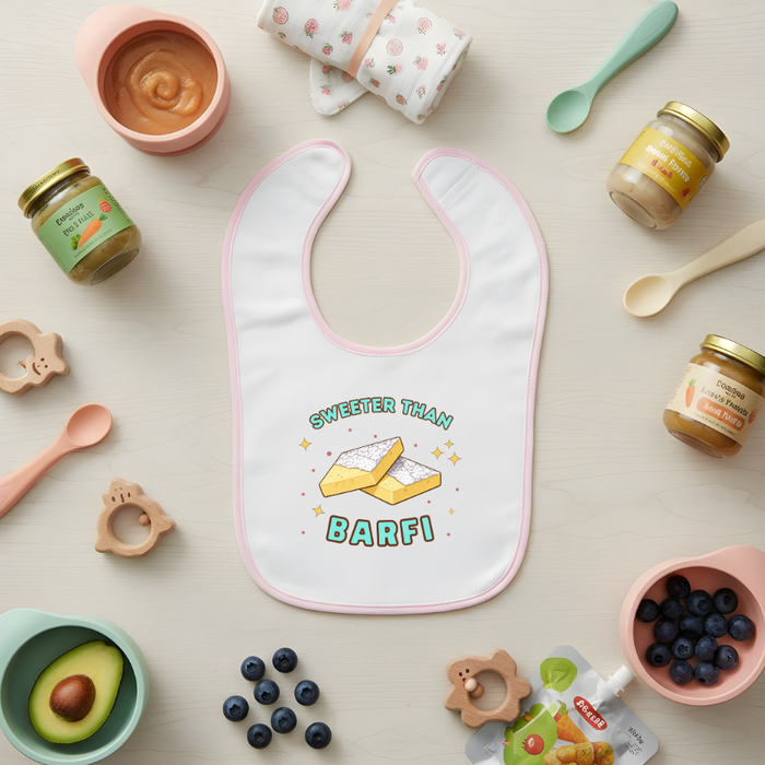 Sweeter Than Barfi Terry Bib