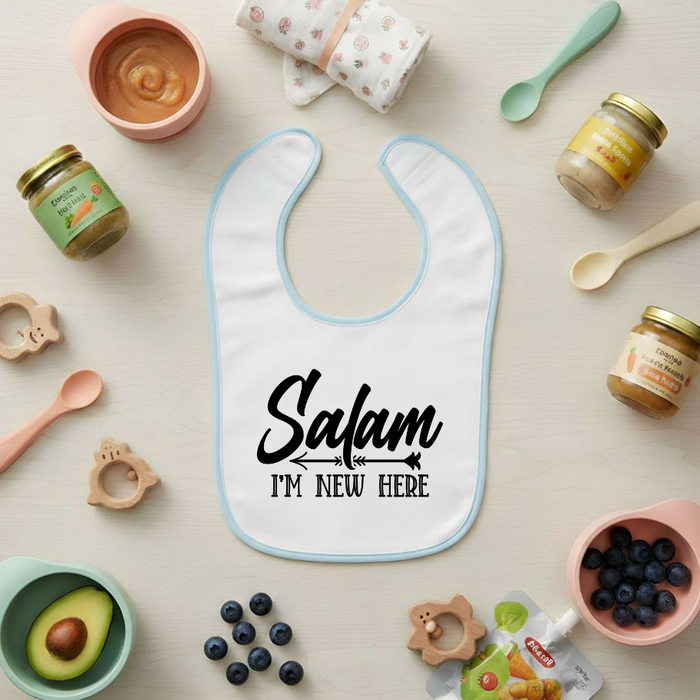 Salam I'm New Here Terry Bib