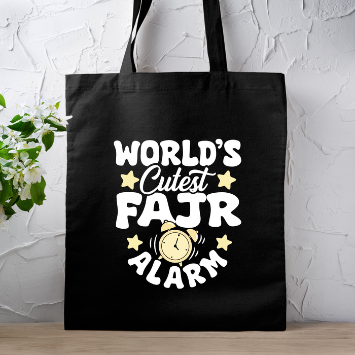 World's Cutest Fajr Alarm Tote Bag