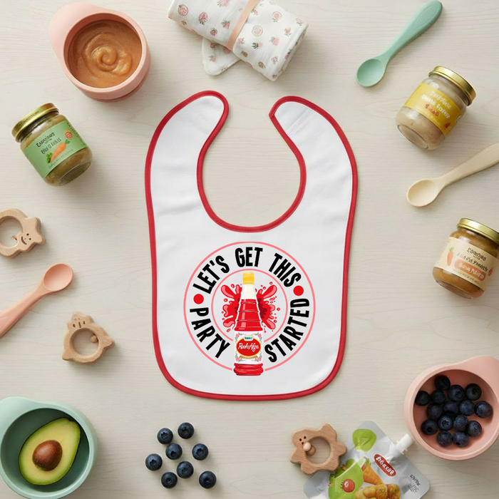 Let's Get This Party Started Terry Bib