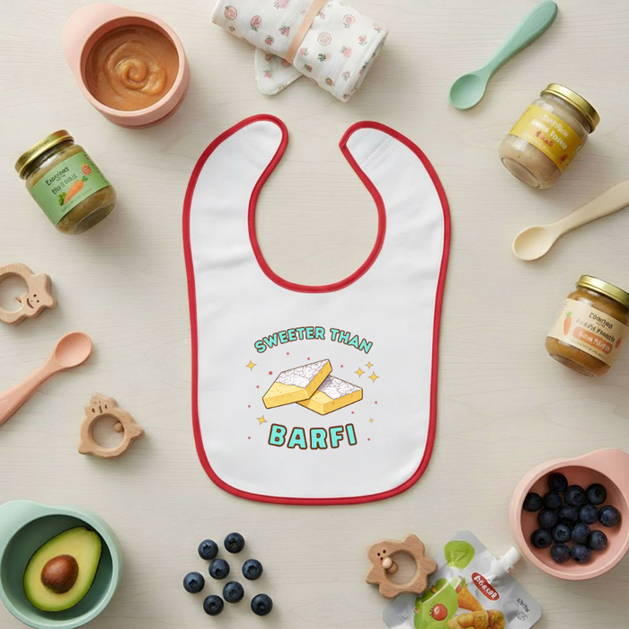 Sweeter Than Barfi Terry Bib