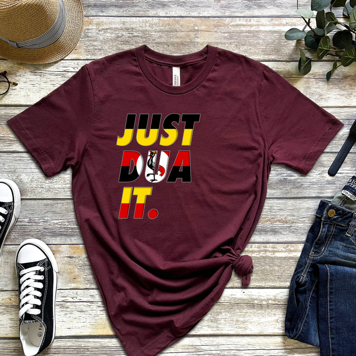 Just Dua It Uganda Flag T-Shirt