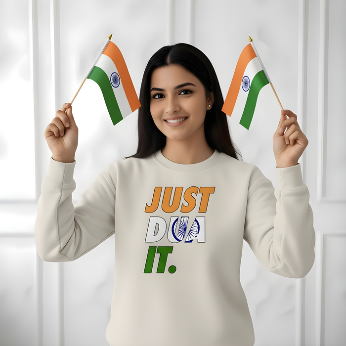 Just Dua It India Flag Sweatshirt