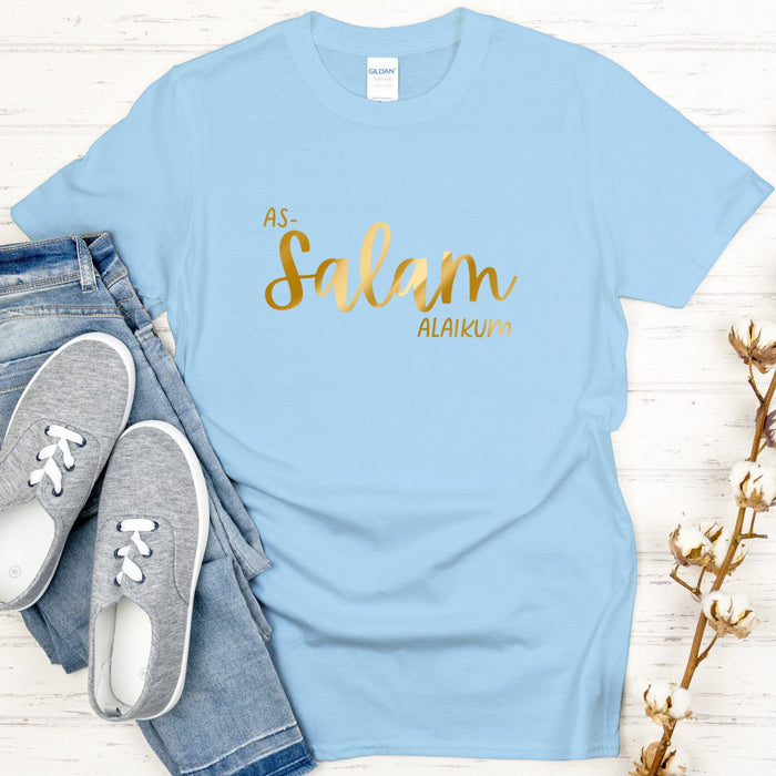 GOLD Assalam Alaikum T-Shirt