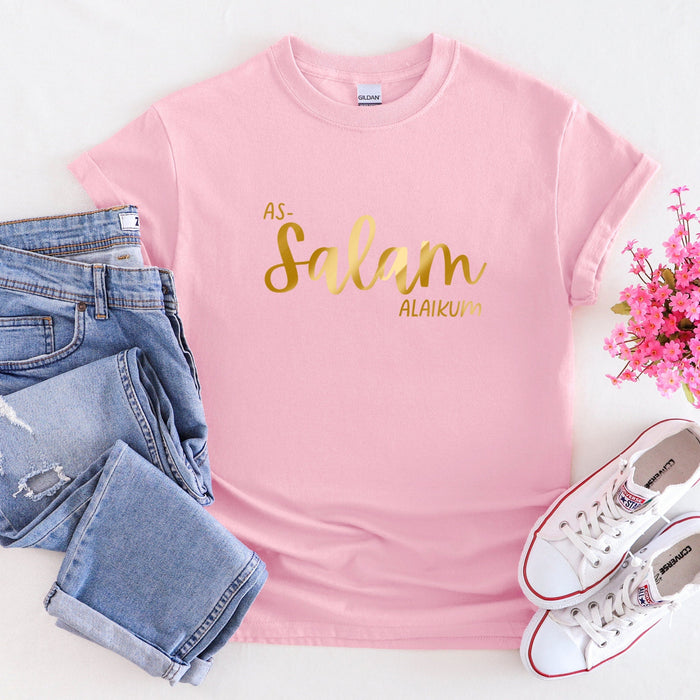 GOLD Assalam Alaikum T-Shirt