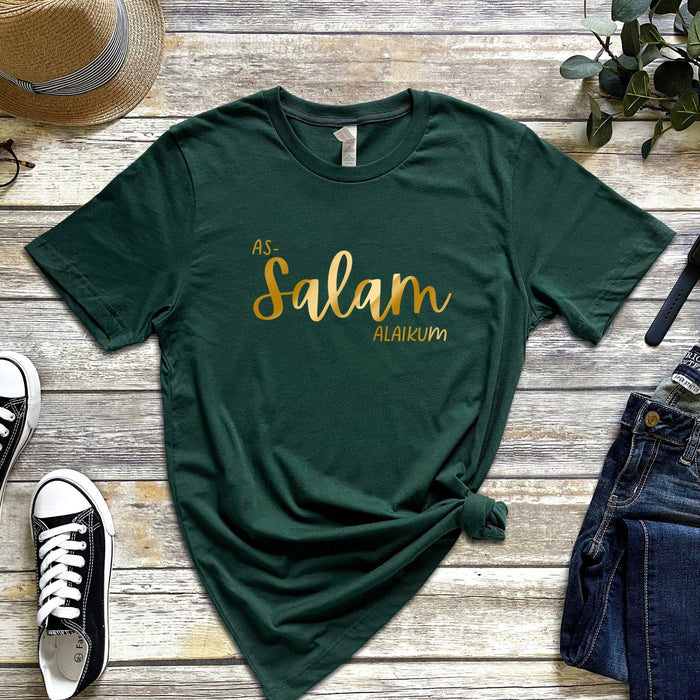 GOLD Assalam Alaikum T-Shirt