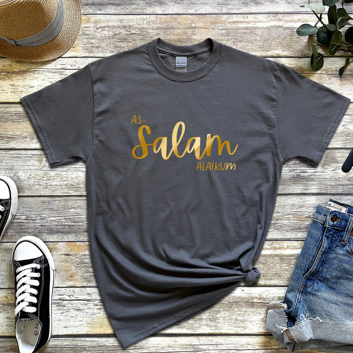 GOLD Assalam Alaikum T-Shirt