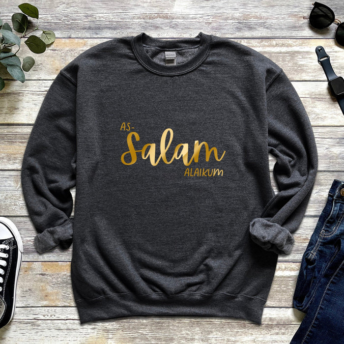 GOLD Assalam Alaikum Sweatshirt