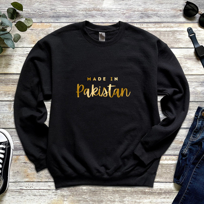 GOLD Personalized Made in [INSERT COUNTRY] Sweatshirt