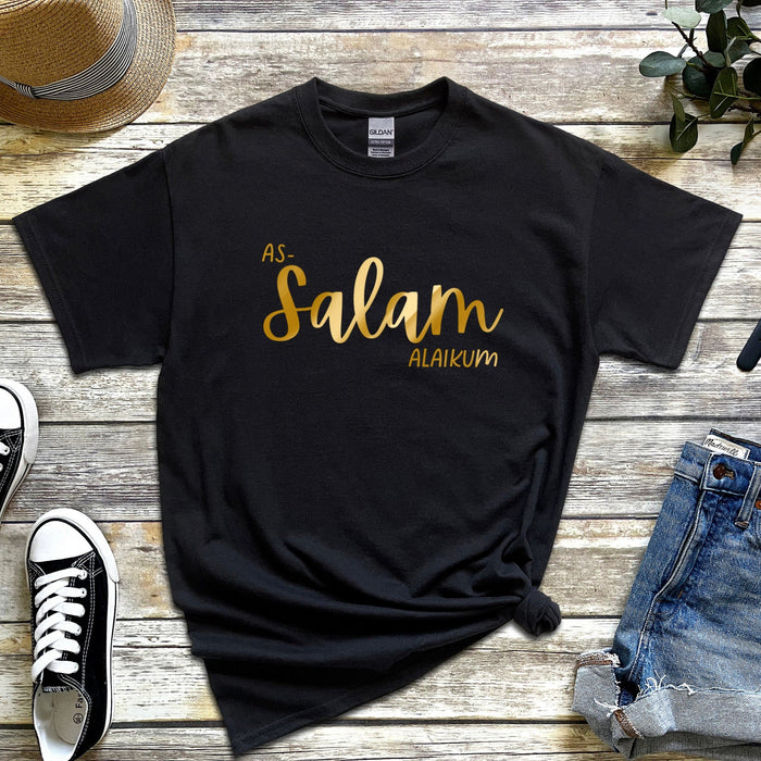 GOLD Assalam Alaikum T-Shirt
