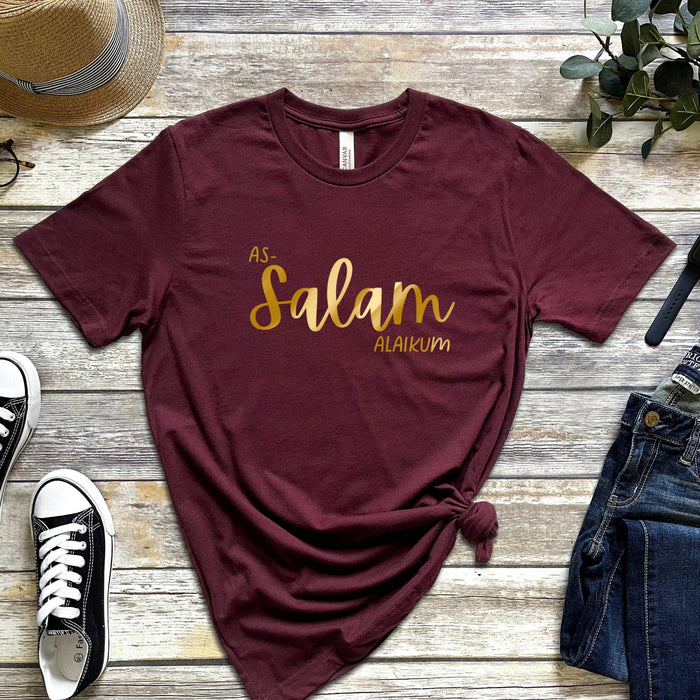 GOLD Assalam Alaikum T-Shirt