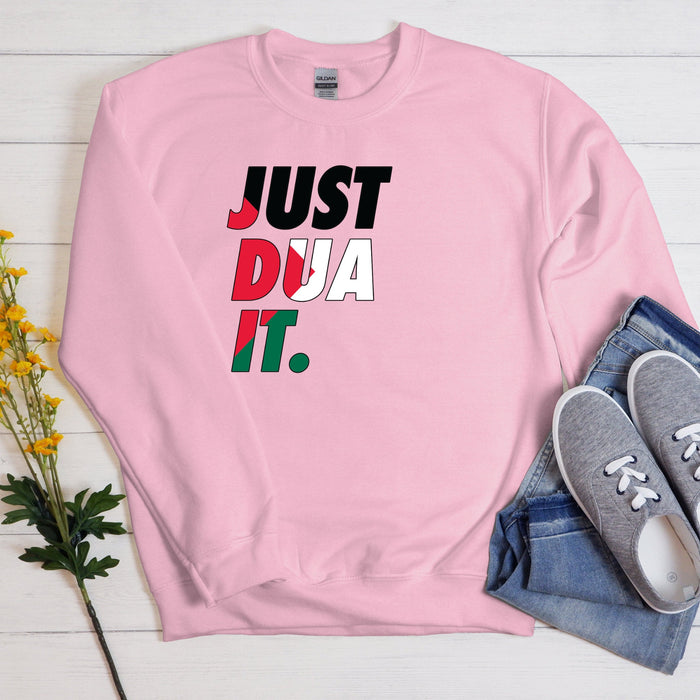 Just Dua It Palestine Flag Sweatshirt