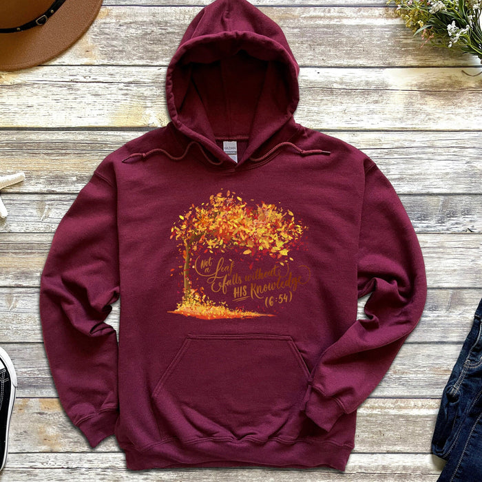 Not a Leaf Falls Without His Knowledge (6:59) Hoodie