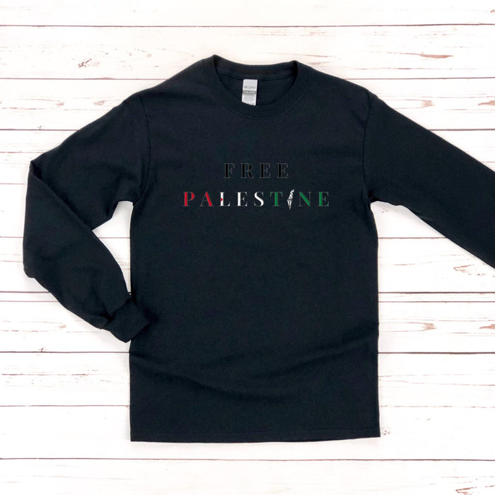 Free Palestine Long Sleeve Shirt