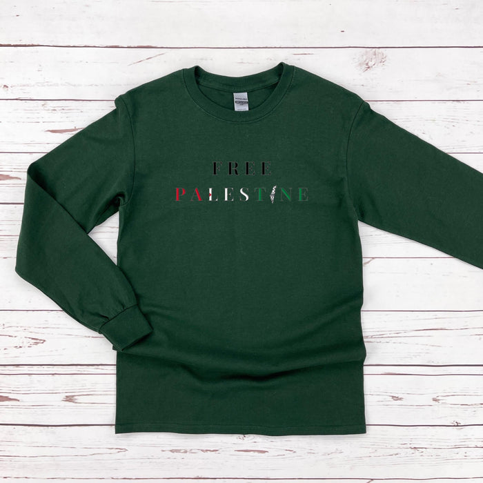 Free Palestine Long Sleeve Shirt