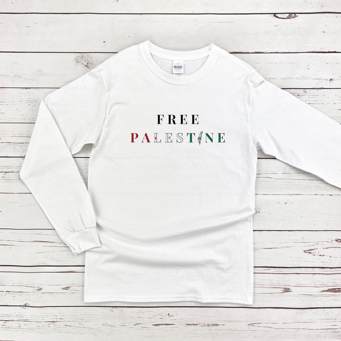 Free Palestine Long Sleeve Shirt