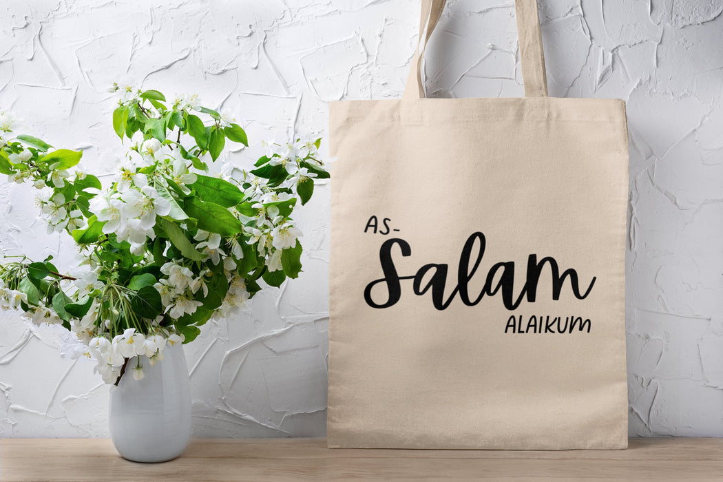 Assalam Alaikum Tote Bag