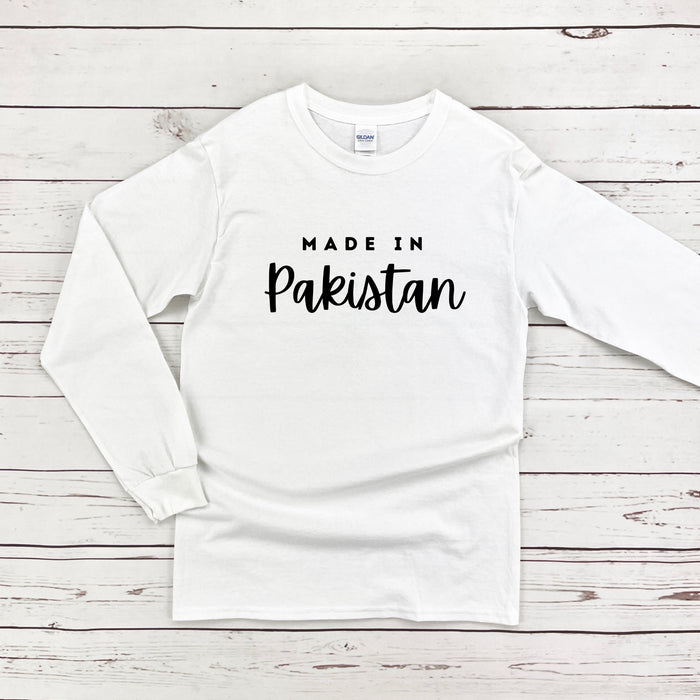 Made in [Custom] Personalized Long Sleeve Shirt